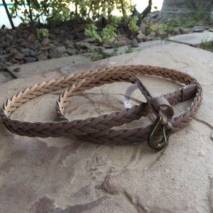 Tan braided belt